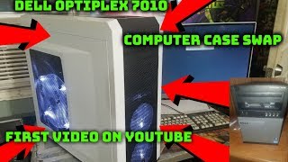 Transferring a Dell Optiplex 7010 into a gaming case without modding nothing [upl. by Devlen]