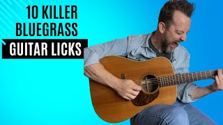 10 Bluegrass Guitar Licks Every Picker Should Know [upl. by Weissberg730]