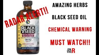 BLACK SEED OIL CHEMICAL WARNING EXPOSED MUST WATCH [upl. by Nysilla]