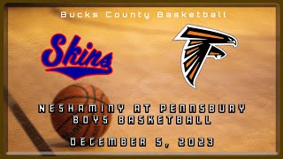 High School Basketball  Neshaminy Redskins at Pennsbury Falcon Boys 12523 [upl. by Furgeson]