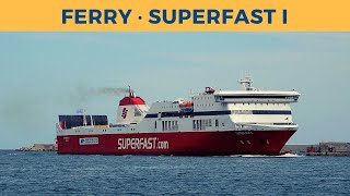 Arrival of ferry SUPERFAST I Bari Superfast [upl. by Marybeth178]