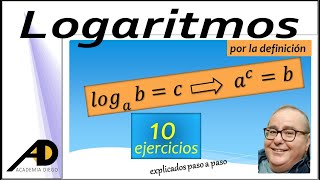 DEFINICIÓN de LOGARITMOS [upl. by Arbma]