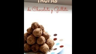 Trufas de chocolate  Recetas de Navidad [upl. by Prudi427]