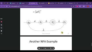 Theory of Automata Sec C  Kleens Theorem Part 2  NFA  nullNFA  NFA to FA  DFA Minimization [upl. by Juster107]