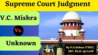 Complete Analysis of Vinay Chandra Mishra Contempt of Court Case Supreme Court Judgment Analysis [upl. by Eniamsaj]