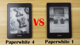 Kindle Paperwhite 4 vs Paperwhite 1 Comparison amp Review [upl. by Yeloc526]