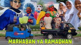 ONDEL ONDEL DI GOTONG NAIK MOBIL  MARHABAN YA SYAHRO RAMADHAN  ONDEL ONDEL BETAWI SHOLAWATAN [upl. by Inaleon]