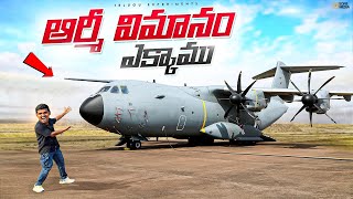 Army విమానం ఎక్కాము 😍😍 Exploring ₹4000 Crore Navy Aircraft 🔥🔥Telugu Experiments [upl. by Arlena243]