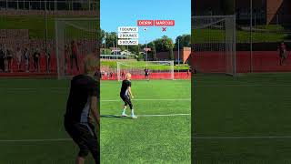 Bounce Challenge 1 2 3 Bounces Then Shoot ⚽🔥 football shorts [upl. by Liliane]