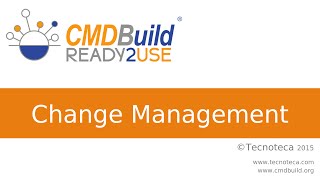 CMDBuild READY2USE Change Management [upl. by Ominoreg]