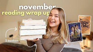 de 5 boeken die ik heb gelezen in november✨💛 maandelijkse wrap up [upl. by Oxley]