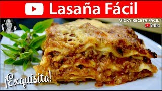 COMO HACER LASAGNA LASAÑA MUY FACIL  Recién Cocinados [upl. by Acina831]