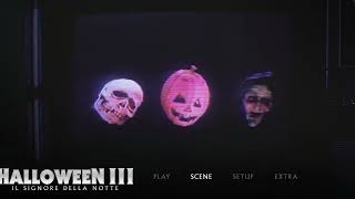 Halloween III  Il signore della notte Halloween III 1982  Menu e submenu del Bluray [upl. by Yuk]