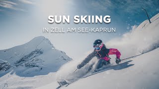 Sun Skiing in Zell am SeeKaprun [upl. by Gehman]