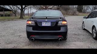 Saab 93 2008 Aero and 2010 20T xwd idle comparison [upl. by Ailekahs]