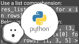 Get the first element of each tuple in a list in Python [upl. by Cahan]