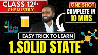 1 SOLID STATE  EASY TRICK TO LEARNCOMPLETE CHAPTER IN 10 MINSPRADEEP GIRI SIR [upl. by Killian]