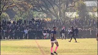 Electric school spirit as St Johns and St Stithians chant for their teams [upl. by Anihpled484]