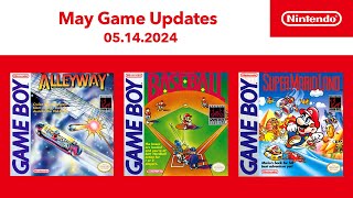 Game Boy – May 2024 Game Updates – Nintendo Switch Online [upl. by Florella]