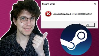 How To Fix Steam Application Load Error [upl. by Elata437]