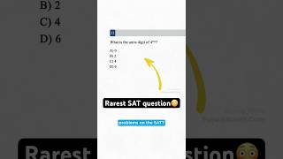 Rarest question on the SAT maybe… digitalsat [upl. by Ahsytal]