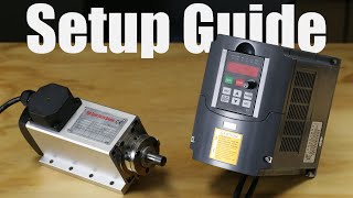 110V 15kW Spindle With VFD Setup Guide and Testing [upl. by Arratoon]