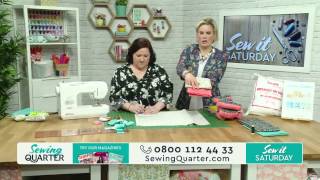 Sewing Quarter  Sew it Saturday Kaffe Fassett Quilt 1st April 2017 [upl. by Anelav369]