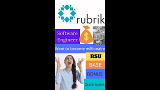 Rubrik salary software Engineer salary freshers india ytshorts shorts [upl. by Clemente]