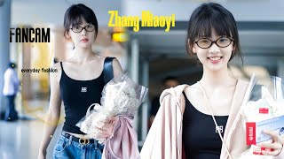 Fancam update on casual work fashion from Zhang Miaoyi [upl. by Nnyleve101]