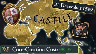 Castile PRE 1600 WORLD CONQUEST Attempt EU4 137 [upl. by Asyle452]