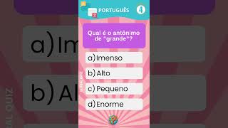 Quiz de Português Você Consegue Acertar Todas as Respostas [upl. by Avi232]