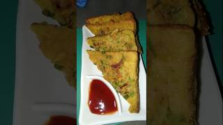 Besan bread toast recipe  besanbreadtoast breadtoastrecipe trending food short [upl. by Buford]