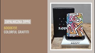 Zapalniczka ZIPPO 60006191 COLORFUL GRAFFITI [upl. by Anaeg]