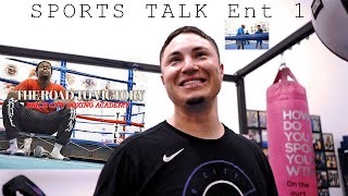 Sports Talk Ent 1 Interview with boxing trainer from Brick City Boxing Academy [upl. by Telrahc867]