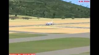 MEA AIRLINES A320 Landing at Beirut International Airport Flight Simulator X [upl. by Adnouqal]