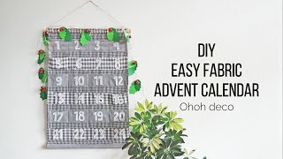 Fabric advent Calendar DIY [upl. by Anoli]