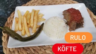 BU YEMEK MÜKEMMEL💯 Tadı damağınızda kalacak Rulo Köfte  Köfte Tarifleri Yumurtasız Dalyan Köfte [upl. by Polik]