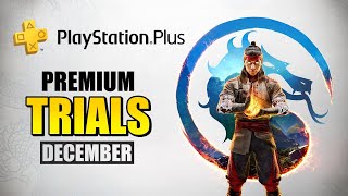 PS Plus Premium December 2023  8 New Game Trials PS PREMIUM [upl. by Ylelhsa984]