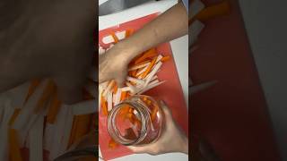 Quick Make Vietnamese Pickle Recipe  Daikon and Carrot pickle [upl. by Ellenwad51]