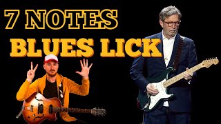 BLUES GUITAR BITES 7 7 Notes Blues Lick [upl. by Gayle795]