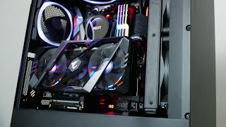 NZXT H500i with RTX 2070 Aorus  Fix vertical GPU [upl. by Kunz]