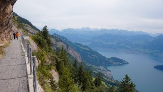 Walking on the Rigi Panoramaweg in Switzerland 🇨🇭 [upl. by Analiese]