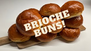 BRIOCHE BURGERBOLLER  Den BEDSTE opskrift nogensinde [upl. by Oinotna37]