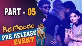 Geetha Govindam Pre Release Event Part 5  Vijay Deverakonda Rashmika Mandanna [upl. by Vierno]