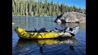 2Person Inflatable Kayak  Intex Explorer K2 Kayak with Aluminum Oars and High Output Air Pump [upl. by Hubble]