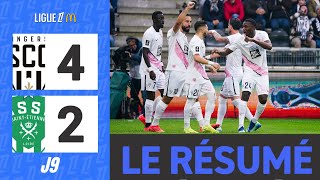 Angers SCO  Saint Etienne  42  Le Résumé  Ligue 1 202425 [upl. by Oirom]