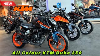 New Updated KTM Duke 250 All Colours Details Review  Ktm Duke 250 All Colours 2024 [upl. by Orrin]