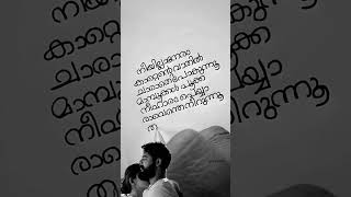 neeyilla neram lyrics love malayalam shortsplz subscribe [upl. by Pizor]