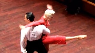 Michael Malitowski  Joanna Leunis WDC German Open 2014 WDC professional latin final  paso doble [upl. by Nani]