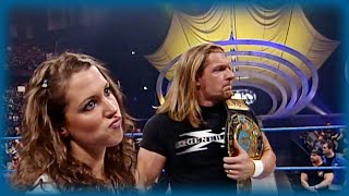 Stephanie McMahonHelmsley and Triple H claim they are quotfairquot SmackDown Jan 13 2000 [upl. by Ruddie779]